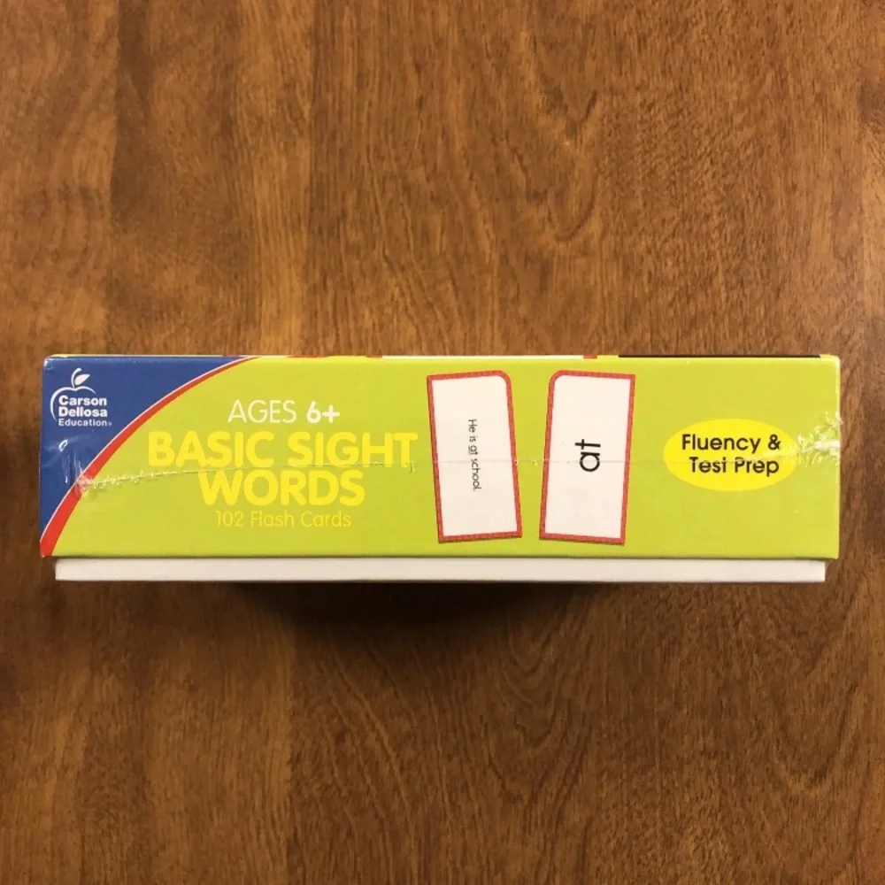 Basic Sight Words Flash Cards Ages 6+